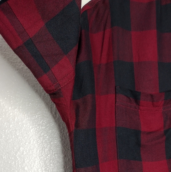 Madewell Women's Plaid Button Down Short Sleeve Shirt Dress Size XS - Picture 7 of 12